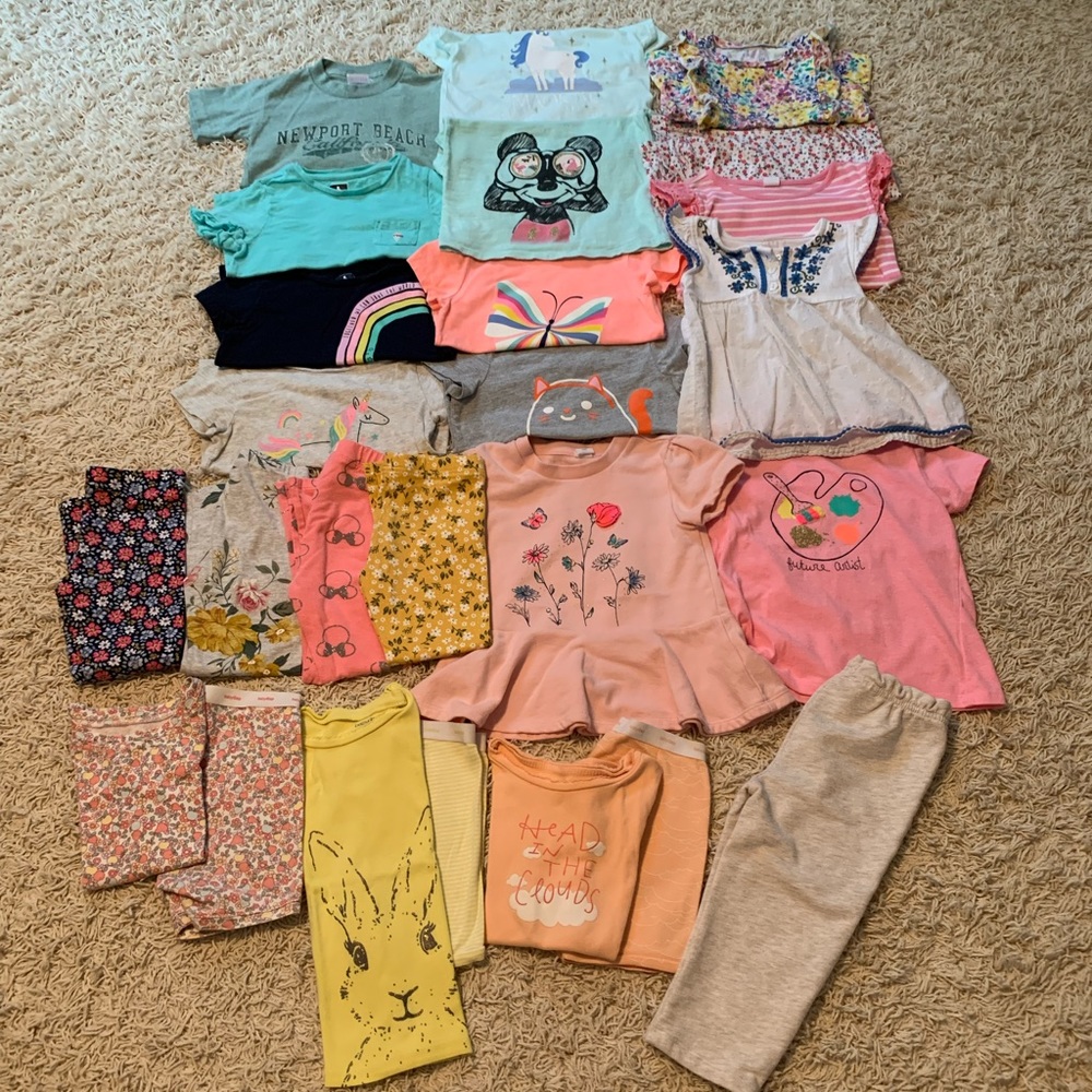 4T t-shirts/pajamas/pants 22 Items!